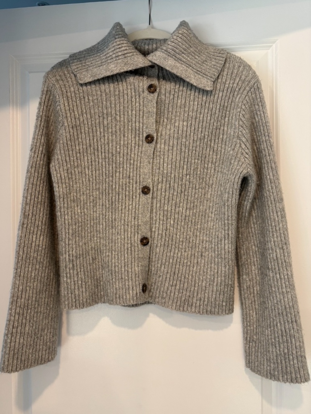 Joie Cardigan Heather Grey Size Medium
